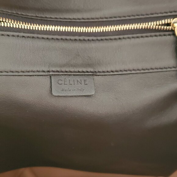 Celine cabas leather python snake skin tote XL phantom blue pink purple rainbow - Picture 10 of 15